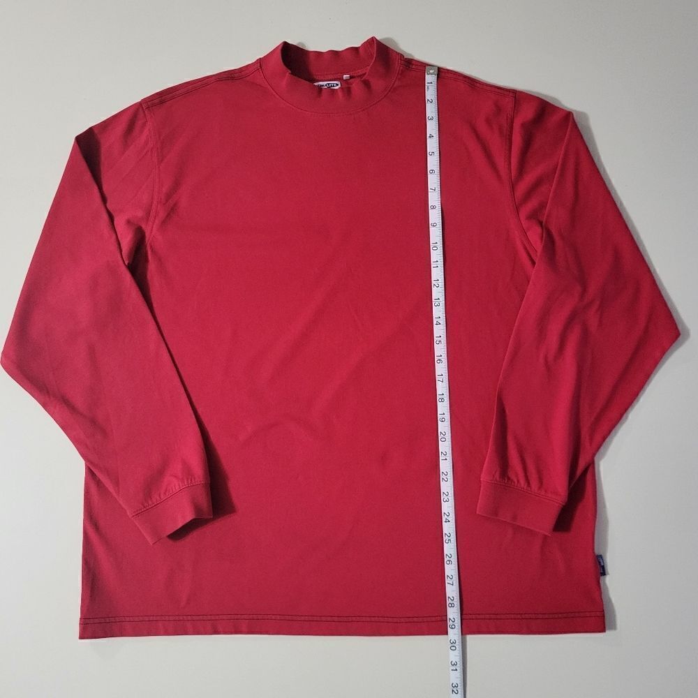 Adidas Men's Red Climalite Stretch Long Sleeve Top - Picture 4 of 13